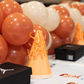 Light Orange Party Hat with Tassels Pack of 10